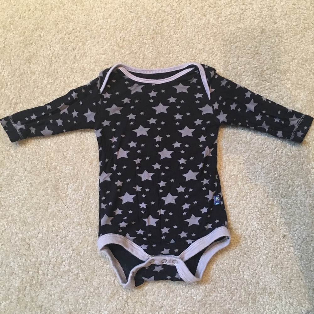 Kickee Pants 0-3 Months Long-Sleeve Onesie